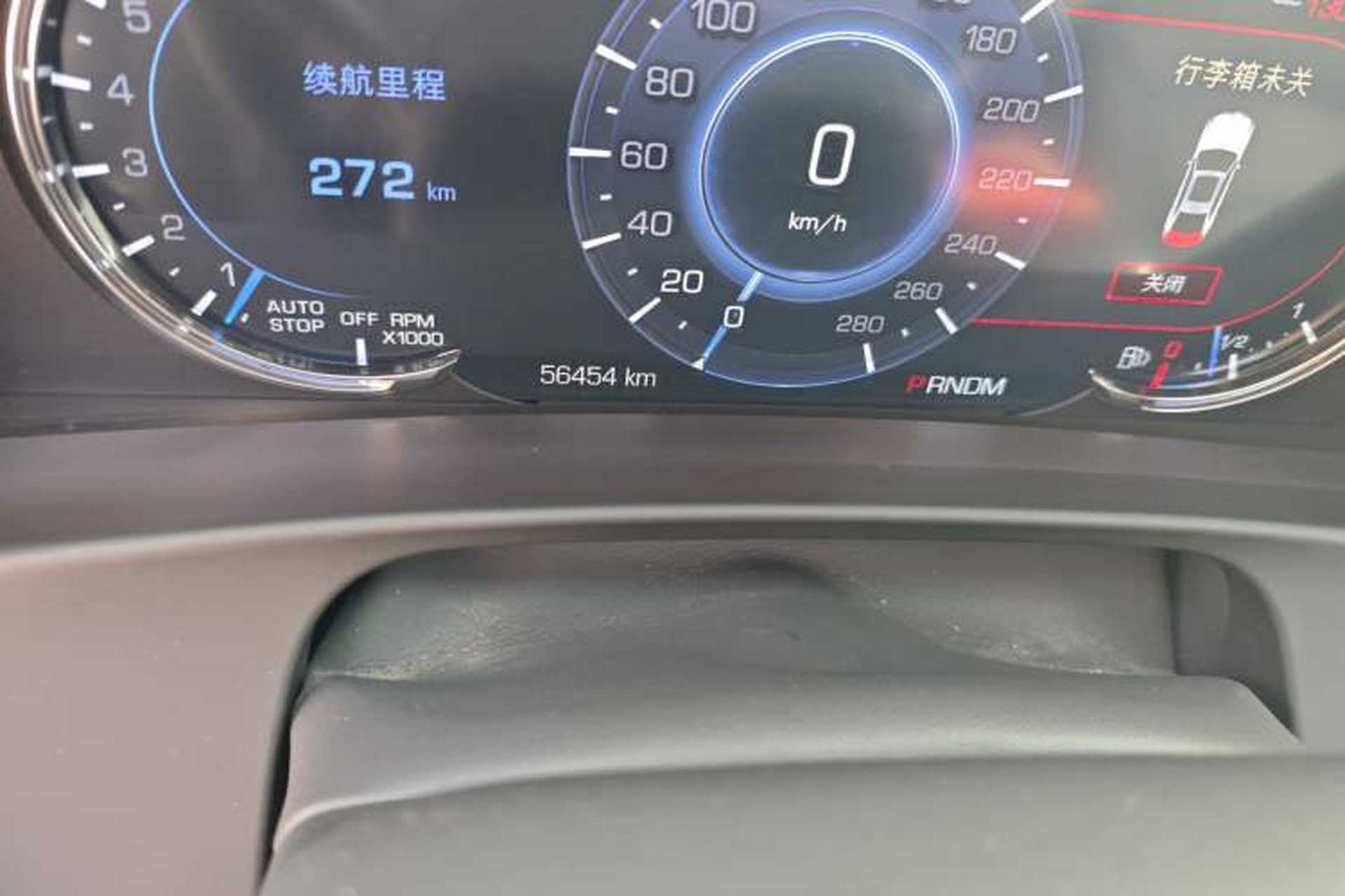 Used Cadillac CT6 2017 28T Luxury Model Odometer Close Up