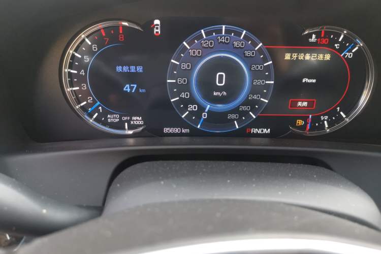 Used Cadillac CT6 2017 28T Luxury Model Odometer Close Up