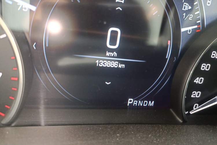 Used Cadillac CT6 2017 28T Elite Model Odometer Close Up
