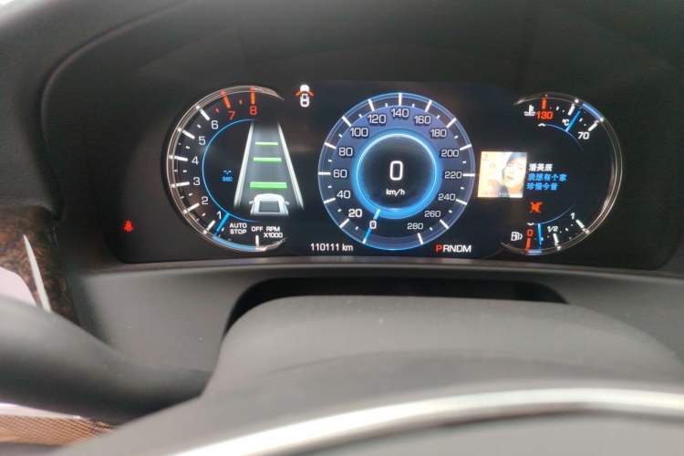 Used Cadillac CT6 2017 28T Luxury Model Odometer Close Up