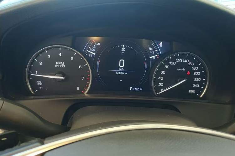 Used Cadillac CT6 2017 28T Elite Model Odometer Close Up