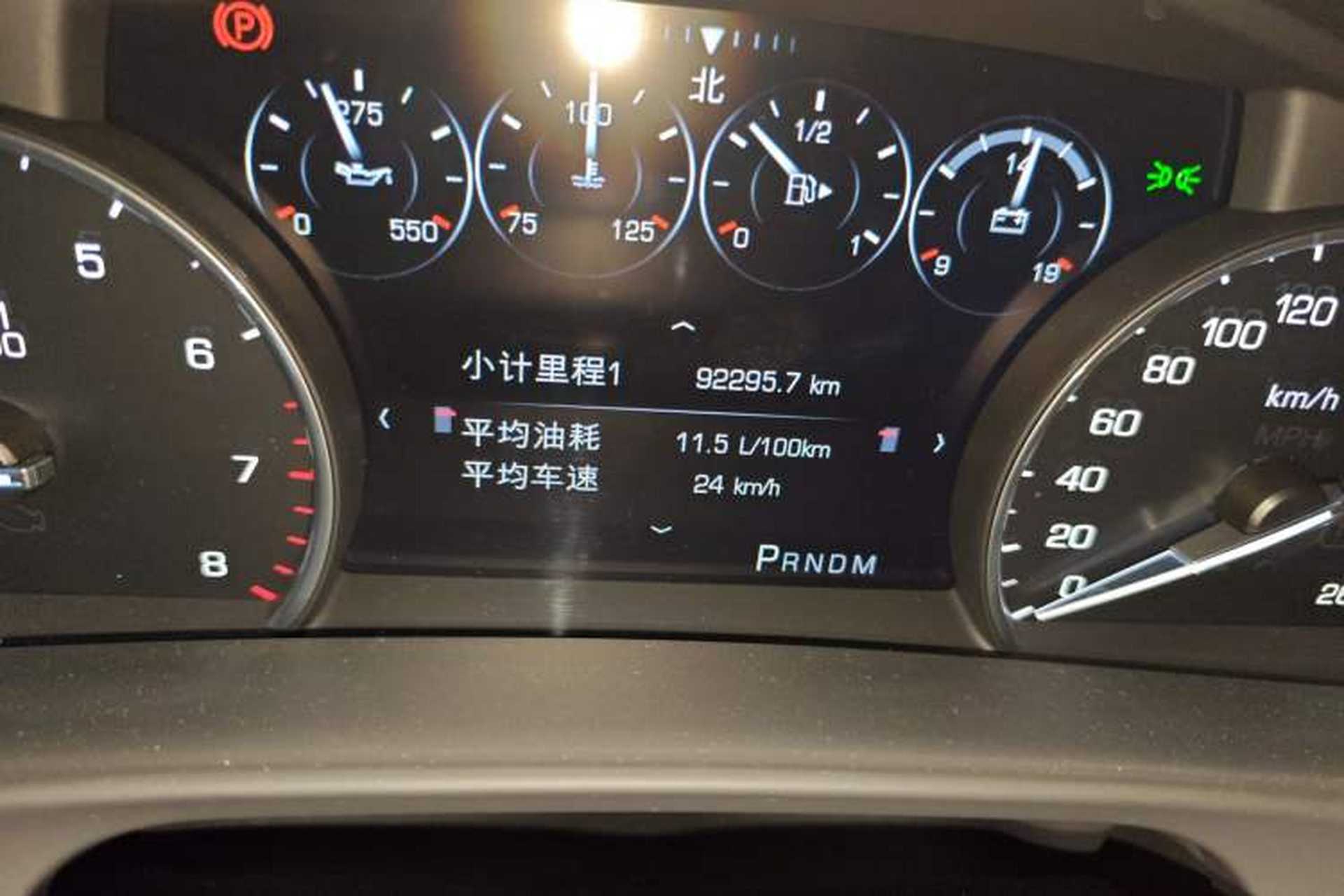 Used Cadillac CT6 2017 28T Fashion Edition Odometer Close Up