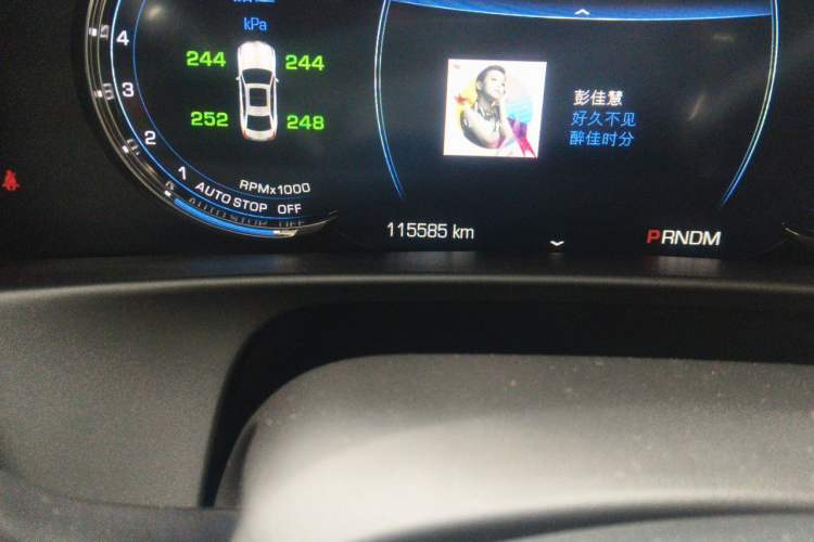 Used Cadillac CT6 2017 40T Leading Model Odometer Close Up