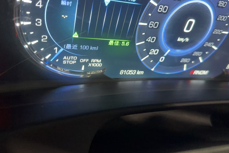 Used Cadillac CT6 2017 28T Premier Model Odometer Close Up