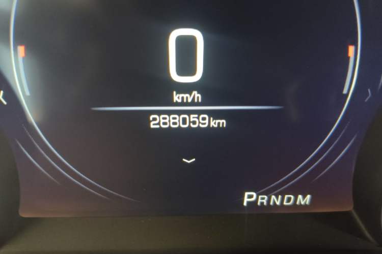 Used Cadillac CT6 2017 28T Elite Model Odometer Close Up