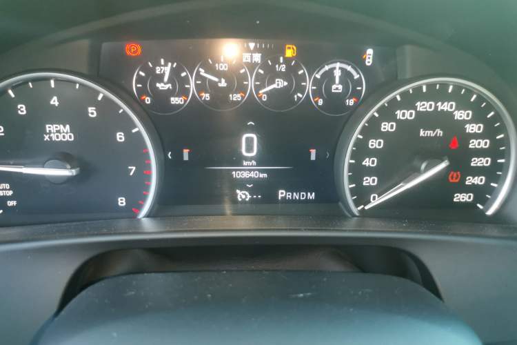 Used Cadillac CT6 2017 28T Fashion Edition Odometer Close Up