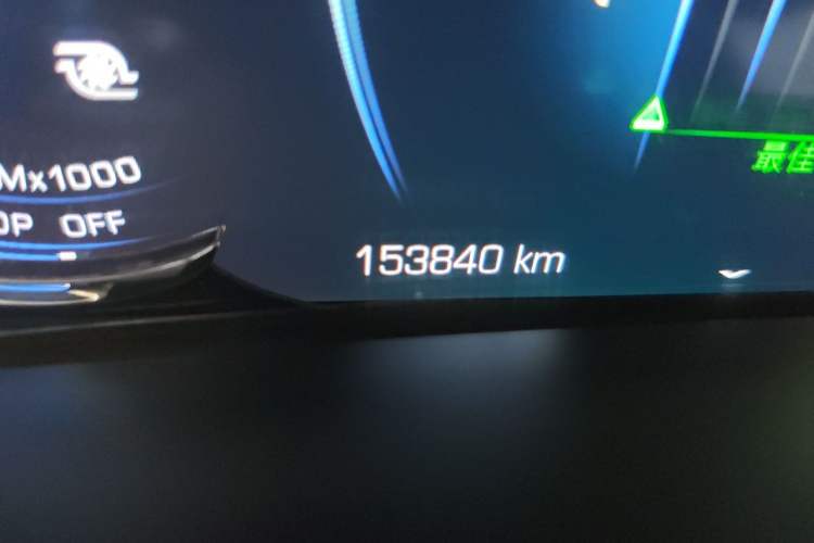 Used Cadillac CT6 2017 28T Luxury Model Odometer Close Up