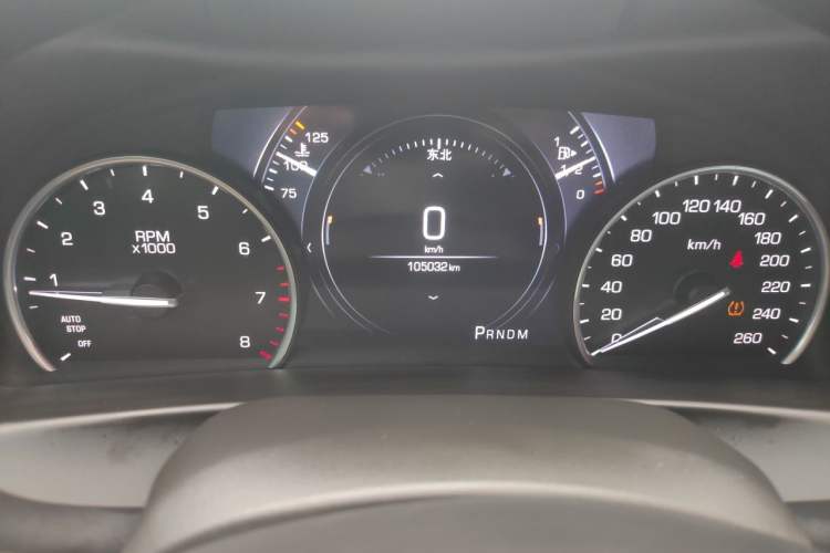 Used Cadillac CT6 2017 28T Elite Model Odometer Close Up