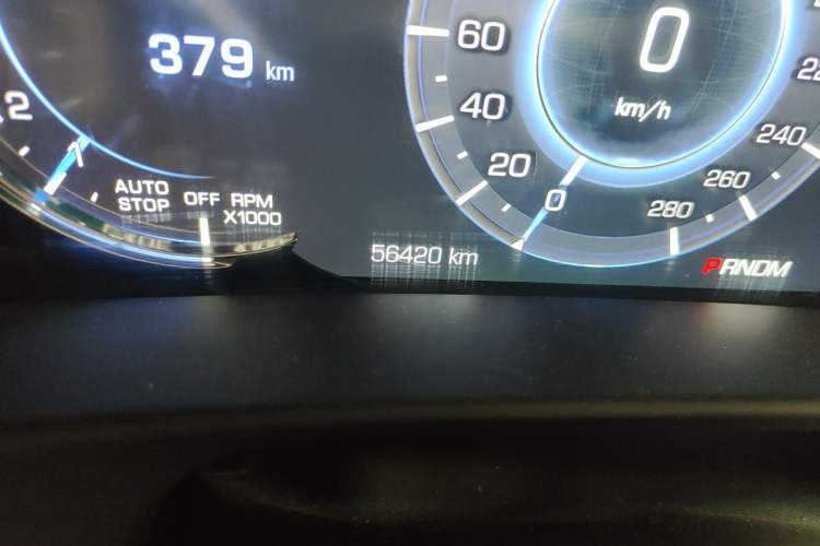 Used Cadillac CT6 2017 28T Luxury Model Odometer Close Up