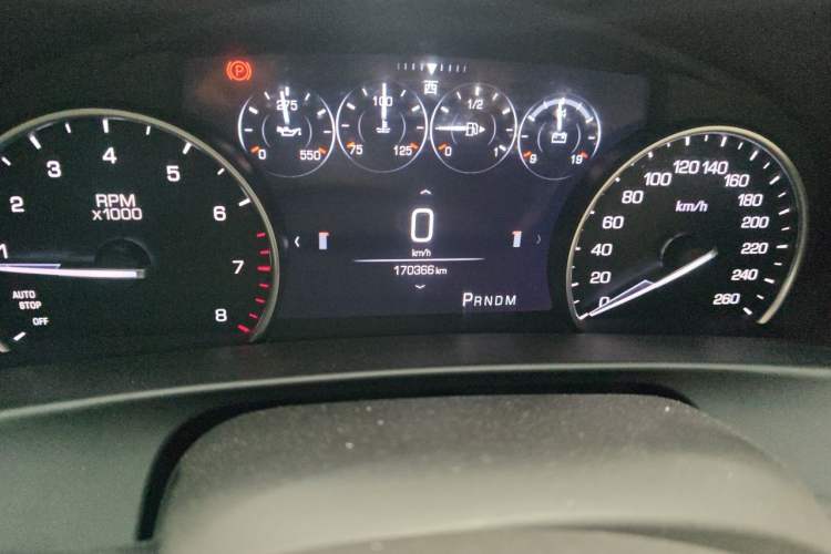 Used Cadillac CT6 2017 28T Fashion Edition Odometer Close Up