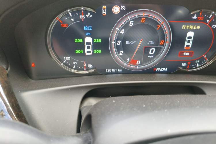 Used Cadillac CT6 2017 28T Luxury Model Odometer Close Up