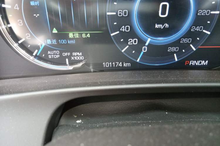 Used Cadillac CT6 2017 28T Luxury Model Odometer Close Up