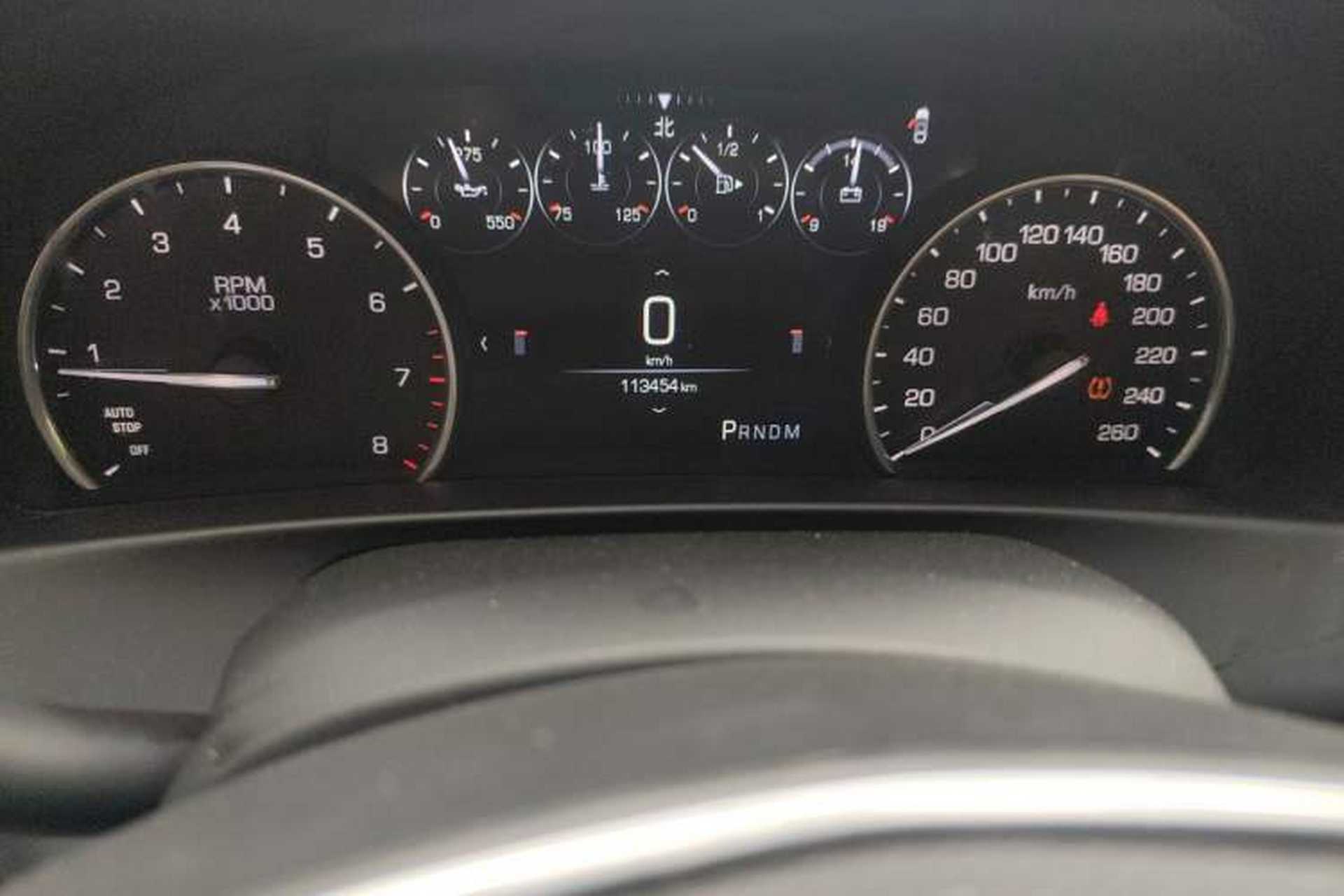 Used Cadillac CT6 2017 28T Elite Model Odometer Close Up
