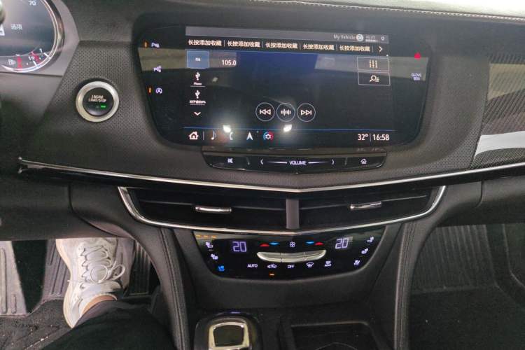 Used Cadillac CT6 2019 28T Leading Sport Model Audio And AC Panel