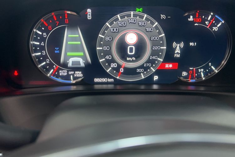 Used Cadillac CT6 2019 28T Luxury Model Odometer Close Up