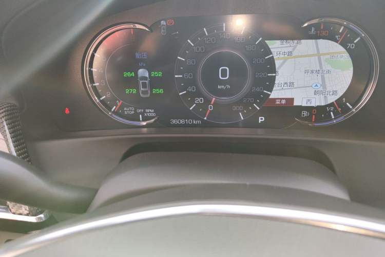 Used Cadillac CT6 2019 28T Leading Sport Model Odometer Close Up
