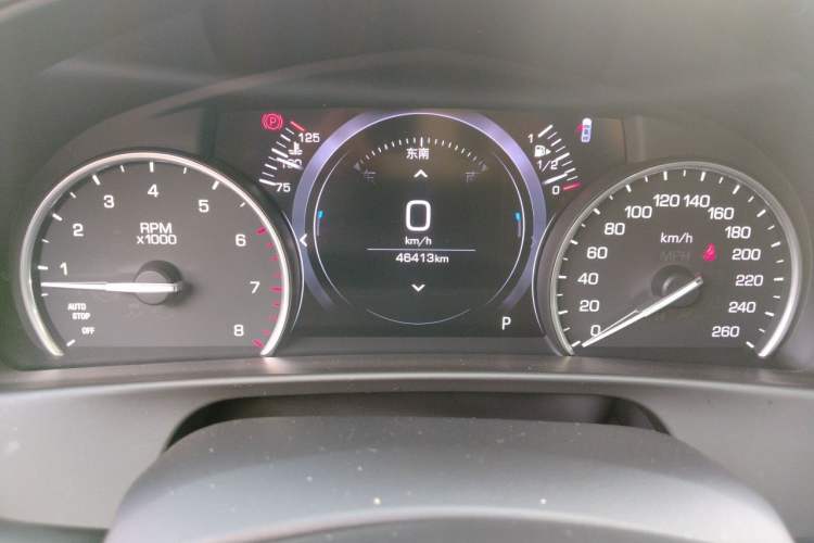 Used Cadillac CT6 2019 28T Elite Edition Odometer Close Up