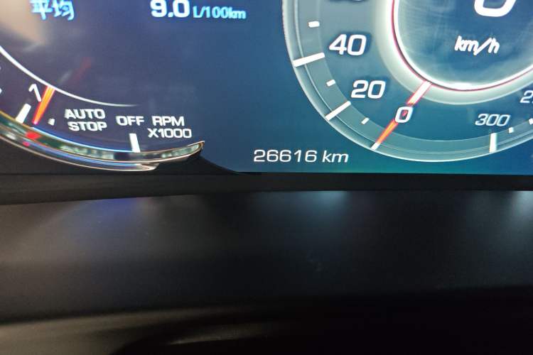 Used Cadillac CT6 2019 28T Luxury Model Odometer Close Up
