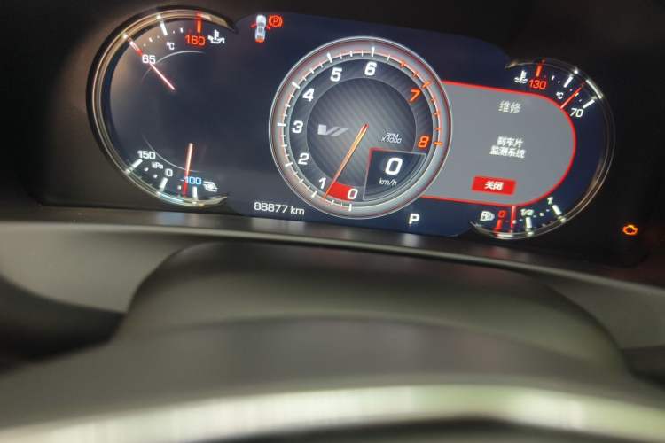 Used Cadillac CT6 2019 28T Luxury Model Odometer Close Up