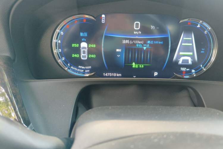 Used Cadillac CT6 2019 28T Luxury Model Odometer Close Up