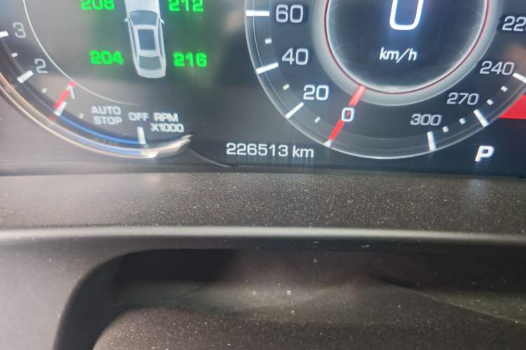 Used Cadillac CT6 2019 28T Luxury Model Odometer Close Up