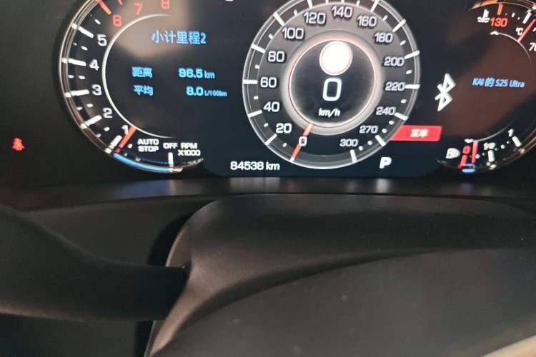 Used Cadillac CT6 2019 28T Luxury Model Odometer Close Up
