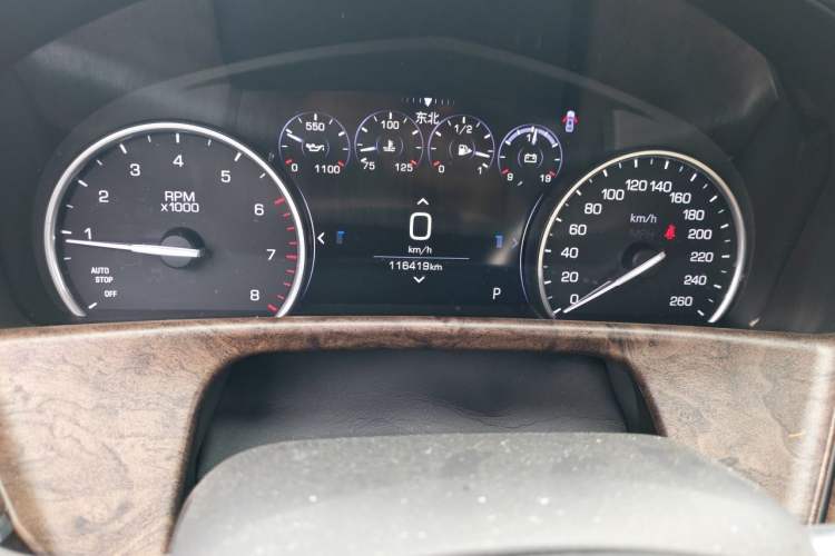 Used Cadillac CT6 2019 28T Fashion Edition Odometer Close Up