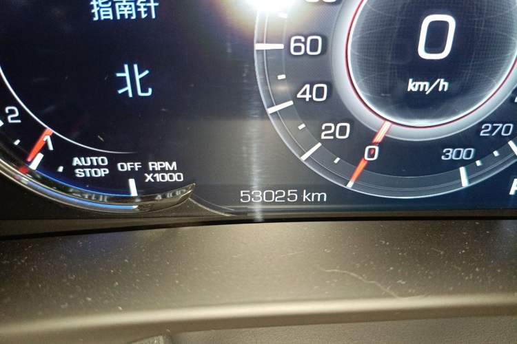Used Cadillac CT6 2019 28T Leading Sport Model Odometer Close Up