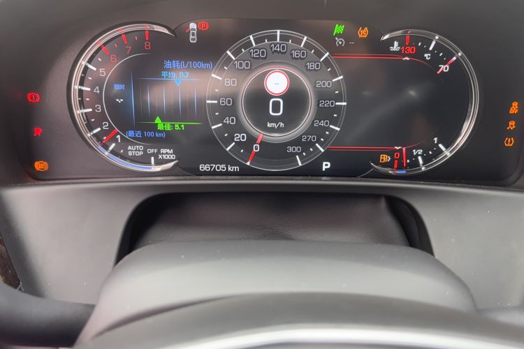 Used Cadillac CT6 2019 28T Luxury Model Odometer Close Up