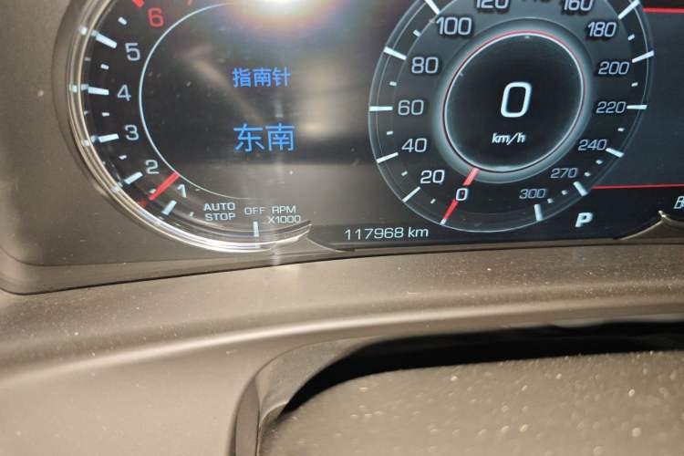 Used Cadillac CT6 2019 28T Luxury Model Odometer Close Up