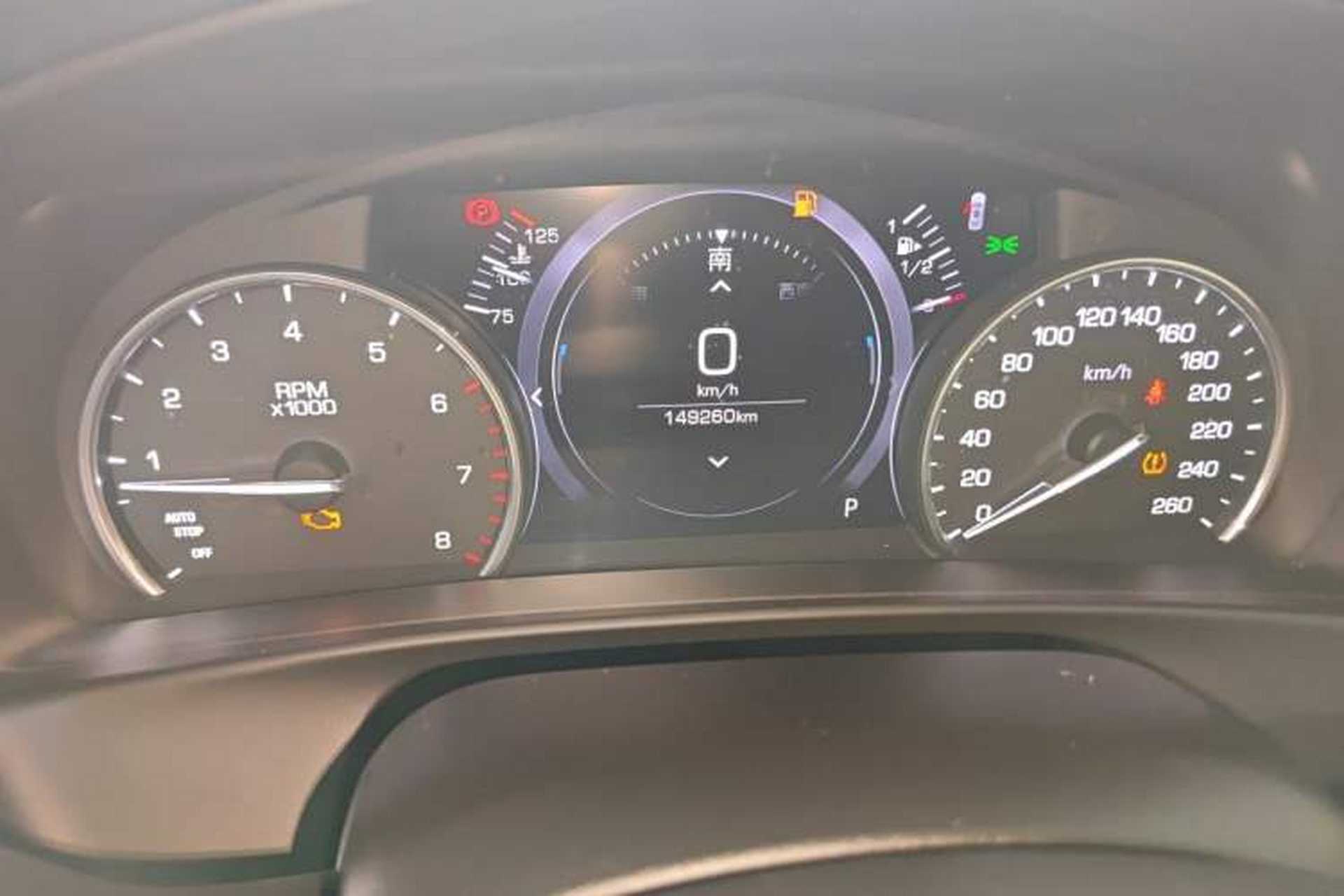Used Cadillac CT6 2019 28T Fashion Edition Odometer Close Up
