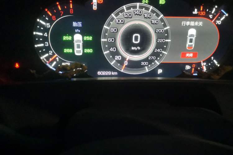 Used Cadillac CT6 2019 28T Leading Sport Model Odometer Close Up