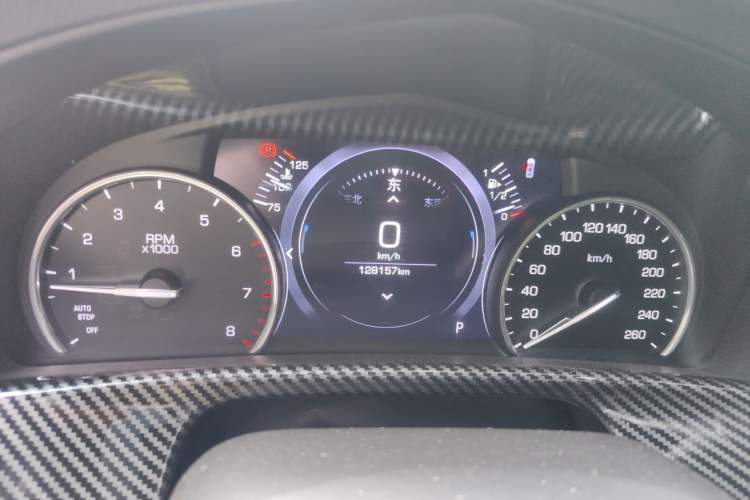 Used Cadillac CT6 2019 28T Elite Edition Odometer Close Up