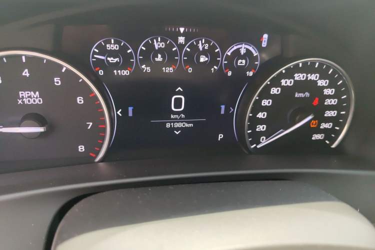 Used Cadillac CT6 2019 28T Fashion Edition Odometer Close Up