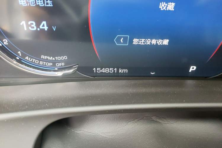 Used Cadillac CT6 2019 28T Leading Sport Model Odometer Close Up