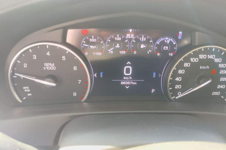 Used Cadillac CT6 2019 28T Fashion Edition Odometer Close Up