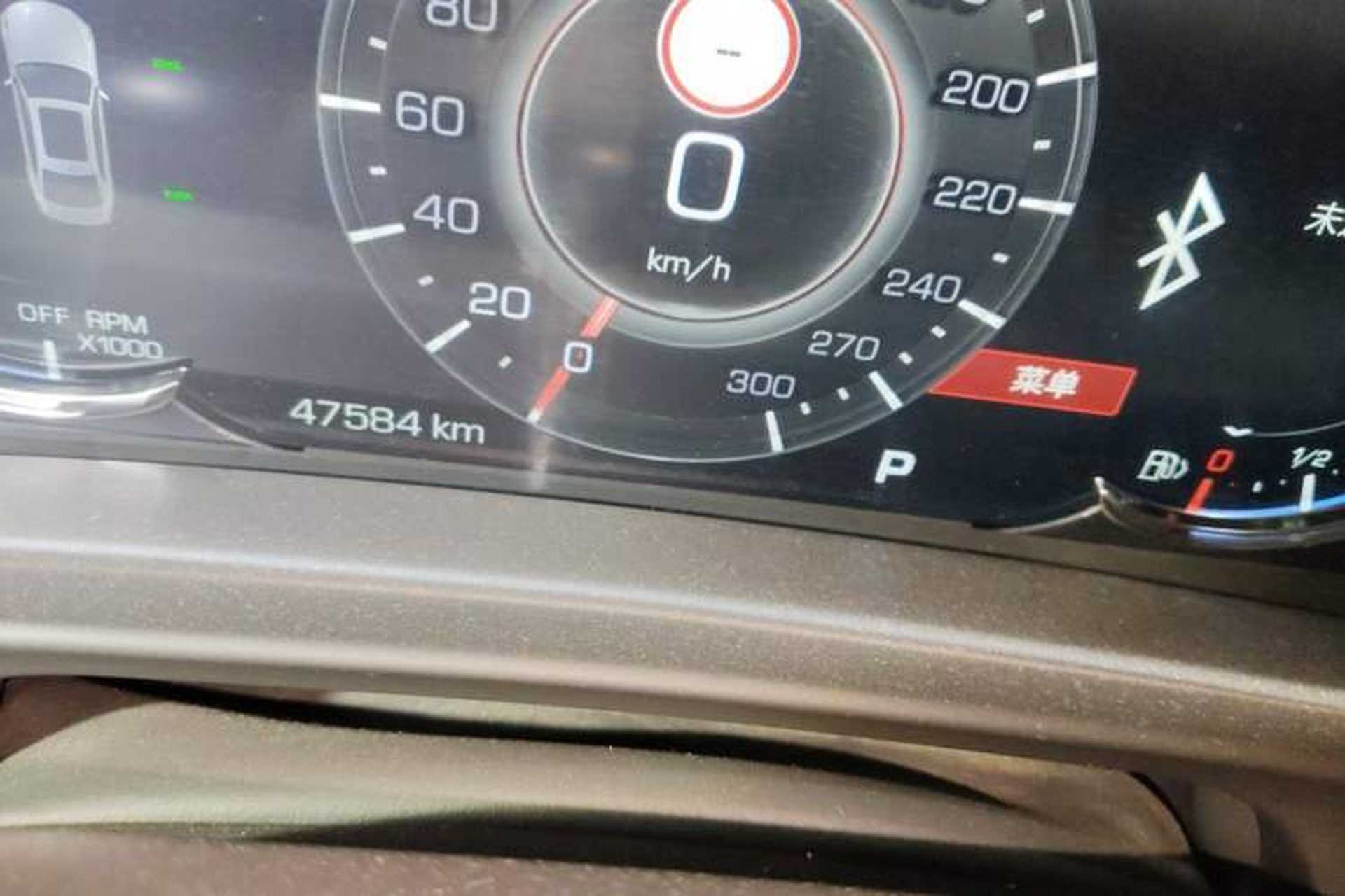 Used Cadillac CT6 2019 28T Luxury Model Odometer Close Up