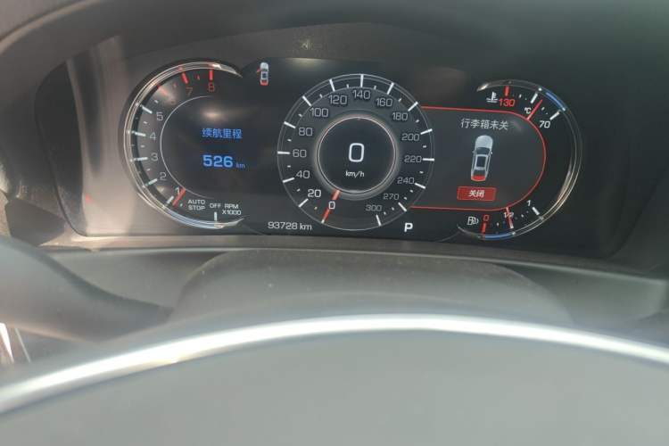 Used Cadillac CT6 2019 28T Luxury Model Odometer Close Up