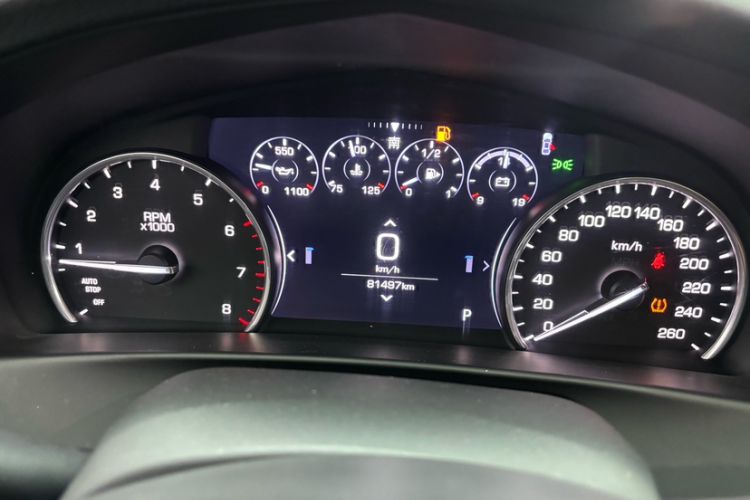 Used Cadillac CT6 2019 28T Elite Edition Odometer Close Up