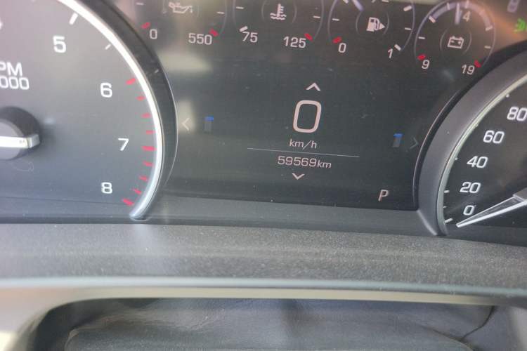 Used Cadillac CT6 2020 28T Fashion Edition Odometer Close Up
