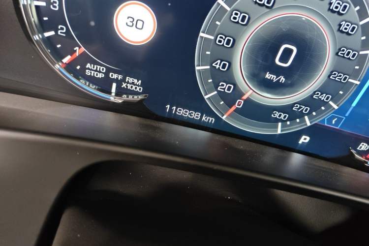 Used Cadillac CT6 2020 28T Luxury Version Odometer Close Up