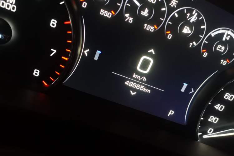 Used Cadillac CT6 2020 28T Elite Edition Odometer Close Up