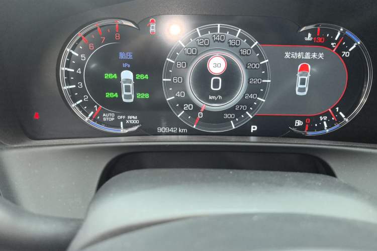Used Cadillac CT6 2020 Updated 28T Leading Sporty Version Odometer Close Up