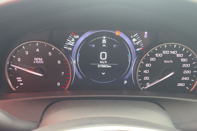 Used Cadillac CT6 2020 28T Elite Edition Odometer Close Up