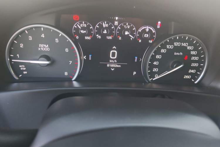 Used Cadillac CT6 2020 28T Elite Edition Odometer Close Up