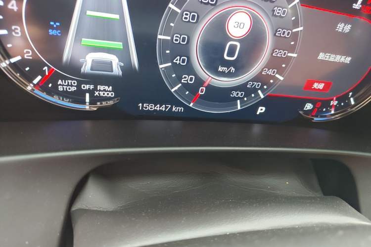 Used Cadillac CT6 2020 28T Luxury Version Odometer Close Up
