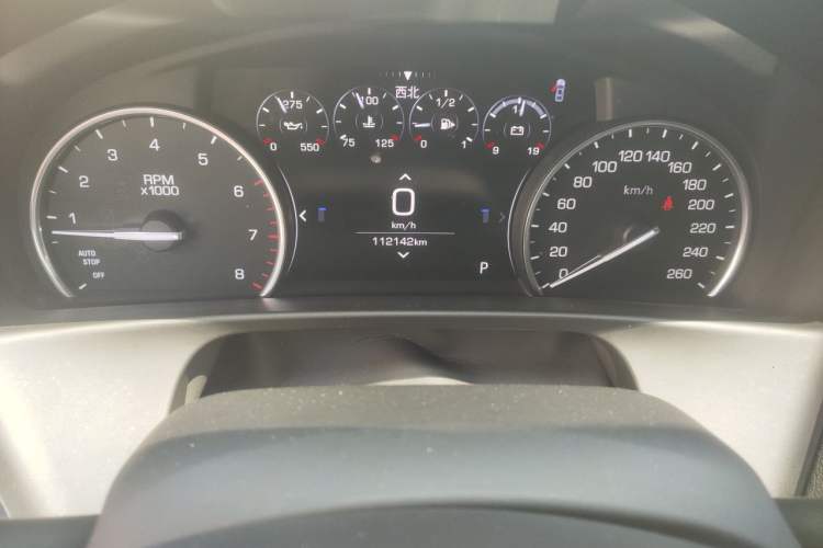 Used Cadillac CT6 2020 28T Elite Edition Odometer Close Up