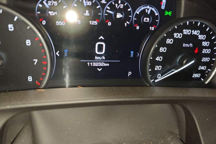 Used Cadillac CT6 2020 28T Elite Edition Odometer Close Up