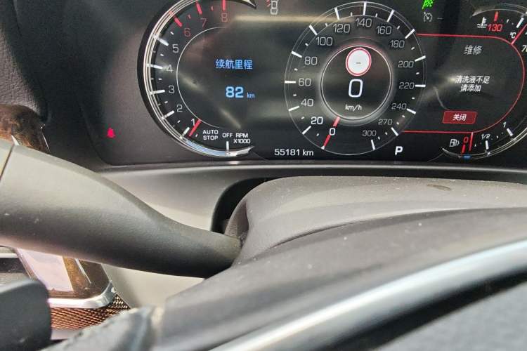 Used Cadillac CT6 2020 28T Luxury Version Odometer Close Up