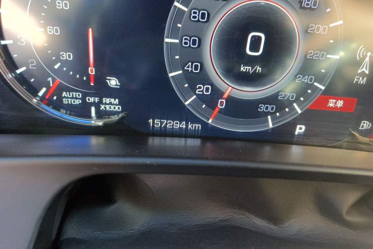 Used Cadillac CT6 2020 28T Luxury Version Odometer Close Up